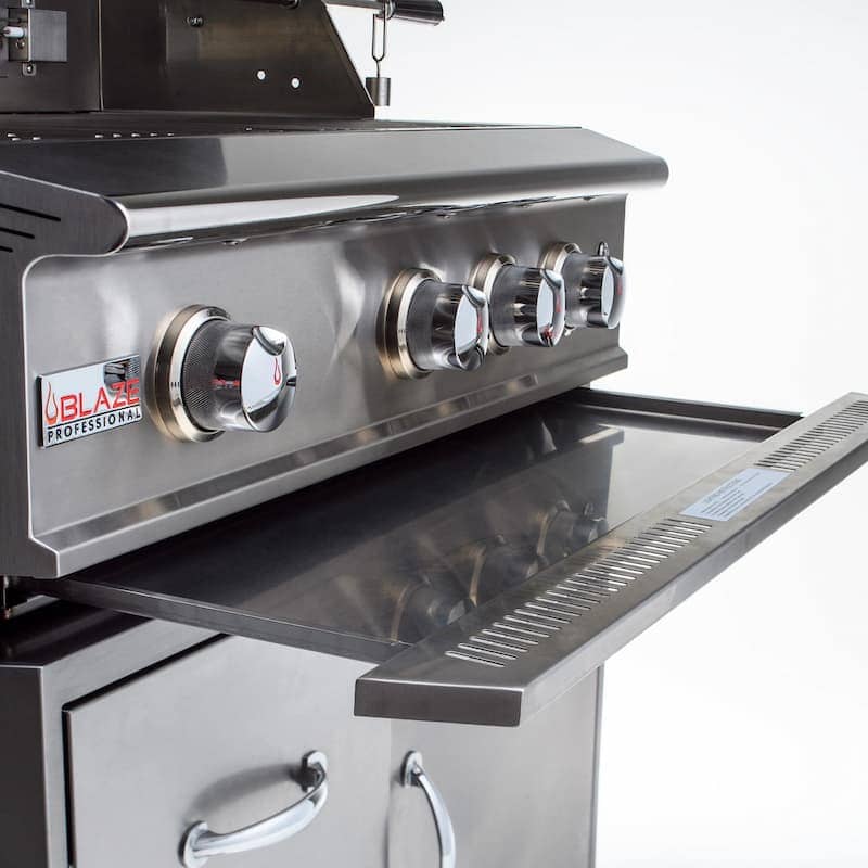 Blaze Professional LUX 34" 3 Burner Gas BBQ Grill with Rear Infrared Burner BLZ-3PRO - Image 15