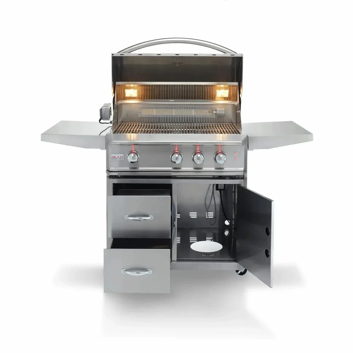 Blaze Professional LUX 34" 3 Burner Gas BBQ Grill with Rear Infrared Burner BLZ-3PRO - Image 17
