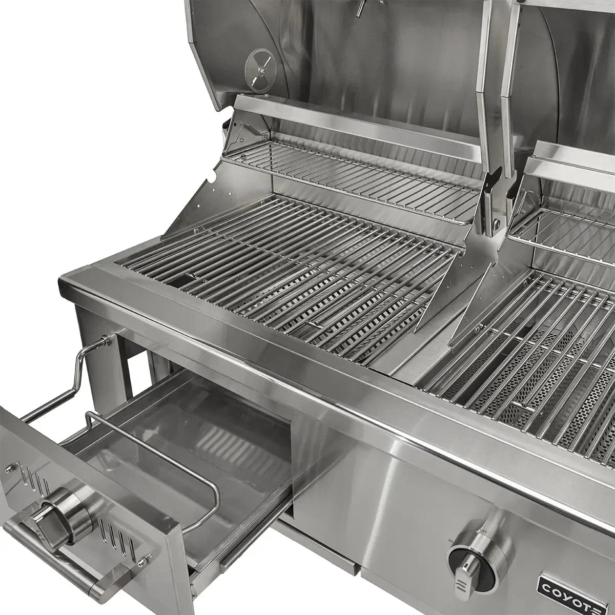 Coyote 50" Hybrid Built-In Gas and Charcoal Grill - Image 9