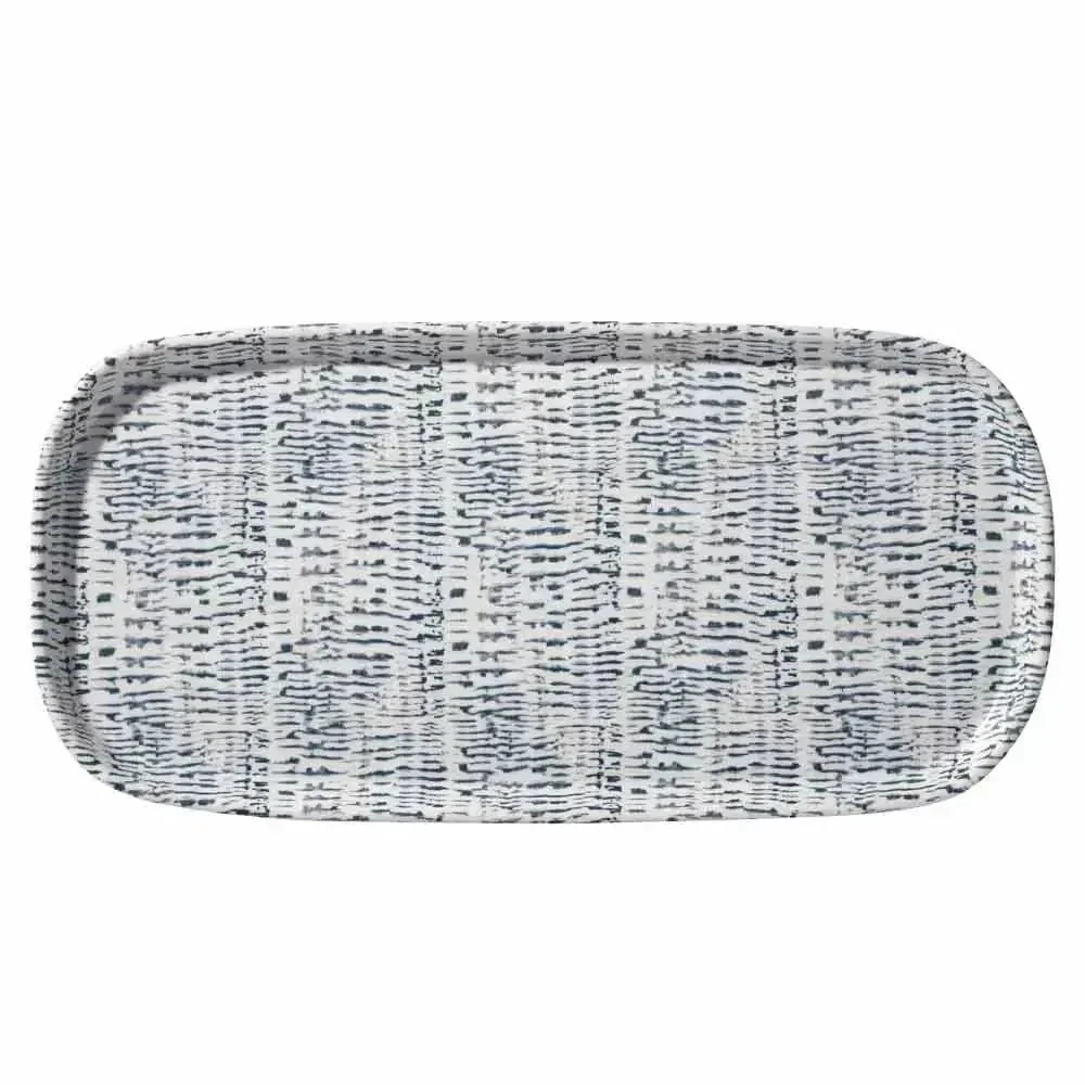 Merritt Tribal Blue Melamine Dinnerware Collection - Image 4