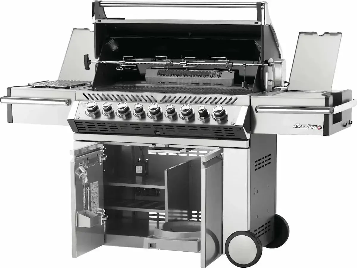 Napoleon Grills Prestige PRO 665 Gas BBQ Grill with Infrared Side & Rear Burners, Stainless Steel - Image 3