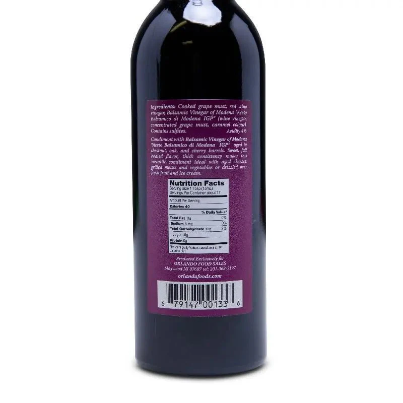 Orlando Aged Balsamic Condiment 250mL - Image 3