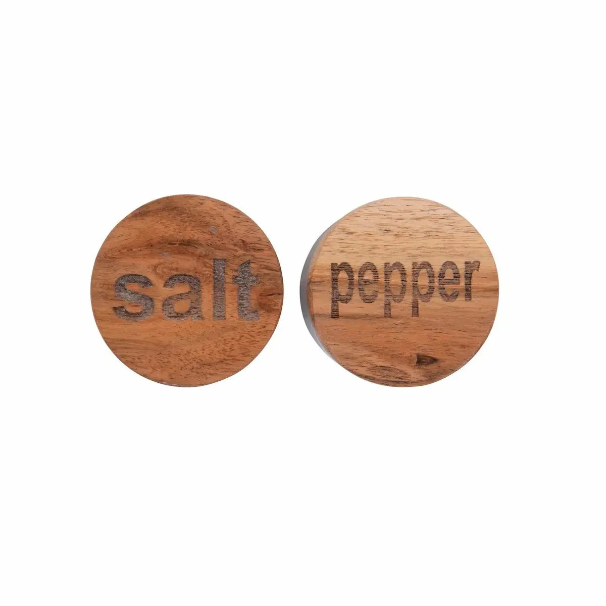 Salt and Pepper Container with Wood Lid, 2 Styles - Image 6