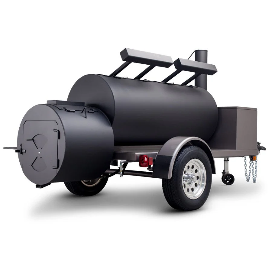 Yoder Smokers 30" Frontiersman Trailer Mounted Offset Smoker - Image 8