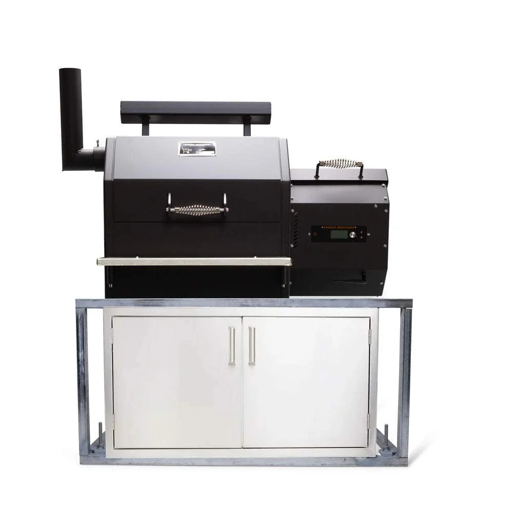 Yoder Smokers Built-In YS480s Pellet Grill Island with Double Access Doors - Image 4