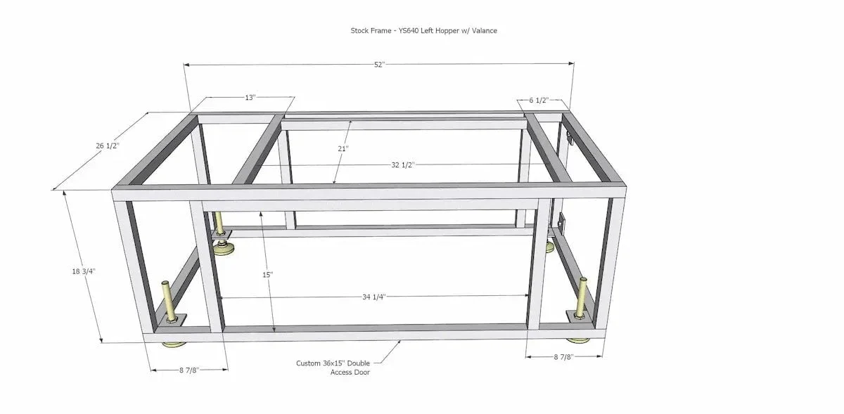 Yoder Smokers Built-In YS640s Pellet Grill Island - Image 18