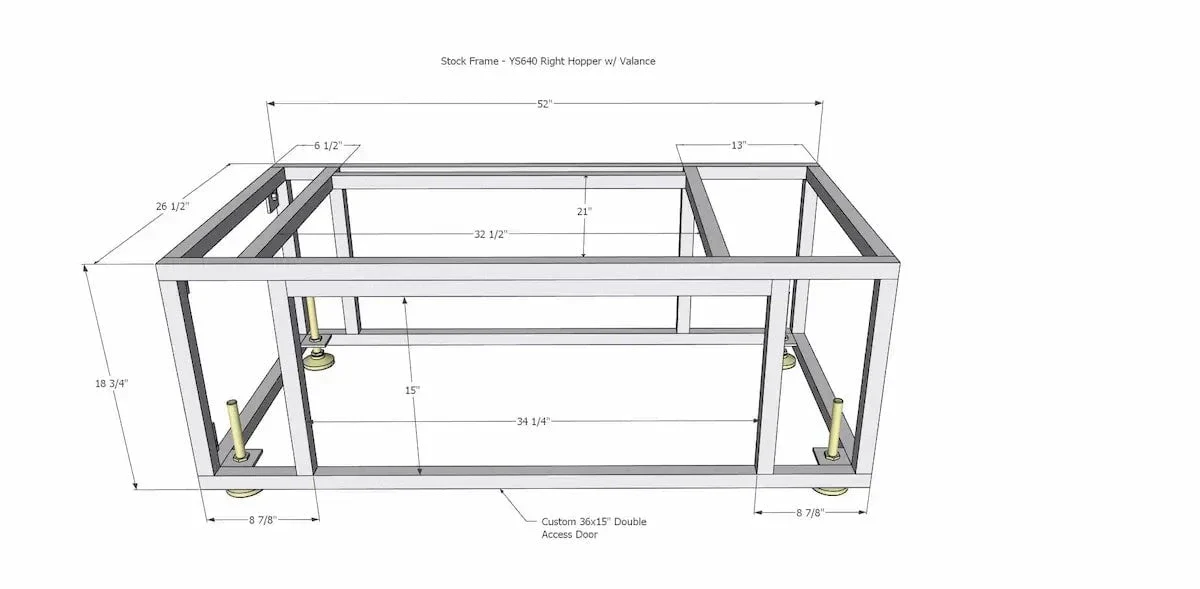 Yoder Smokers Built-In YS640s Pellet Grill Island - Image 19