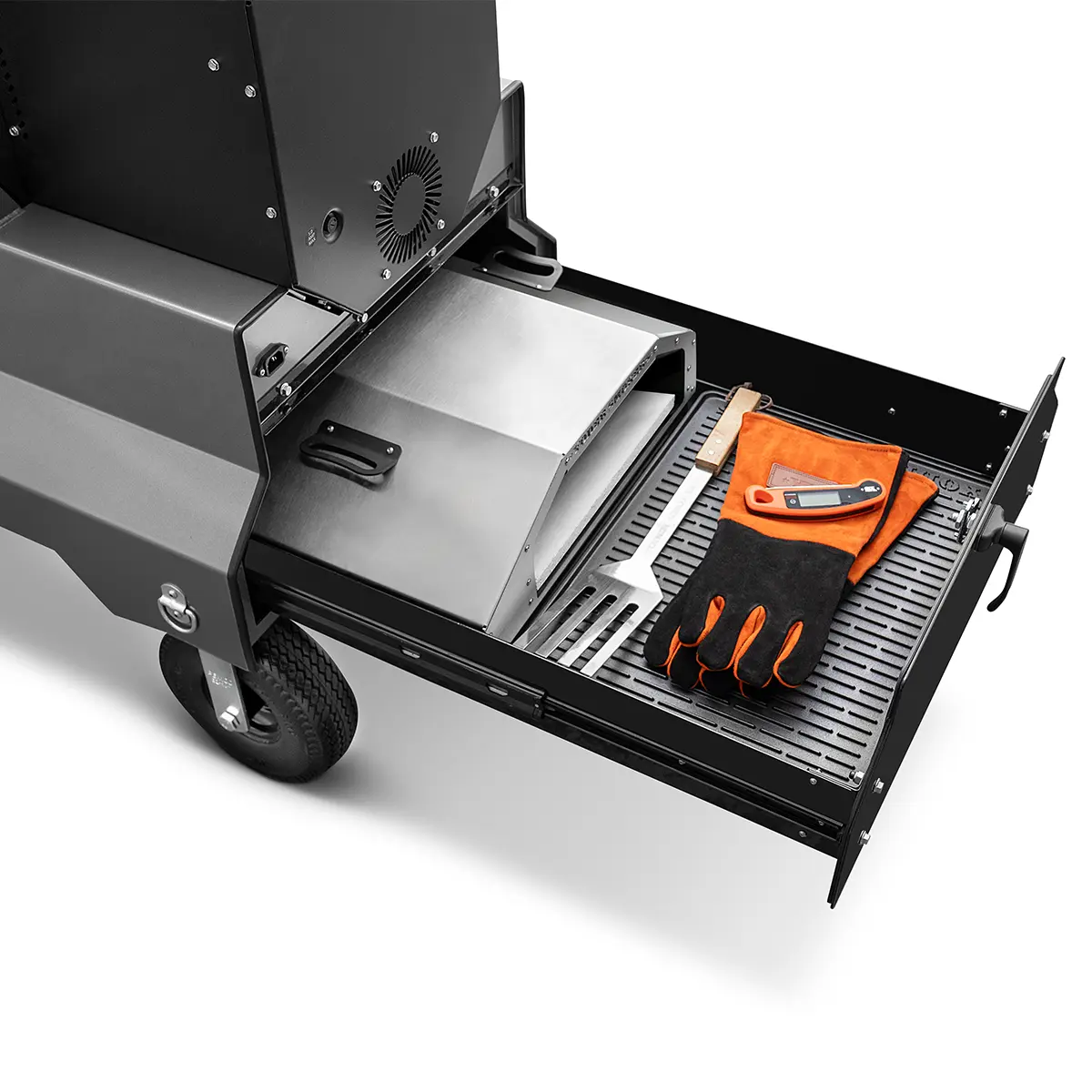 Yoder Smokers YS1500s Pellet BBQ Grill with Storage Drawer - Image 13