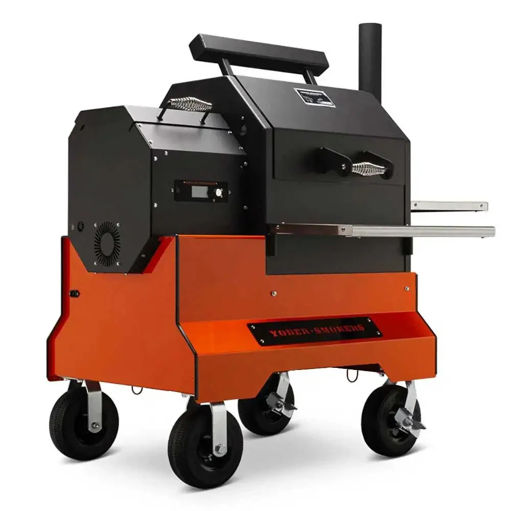 Yoder Smokers YS480s Pellet Grill on Competition Cart - Image 3