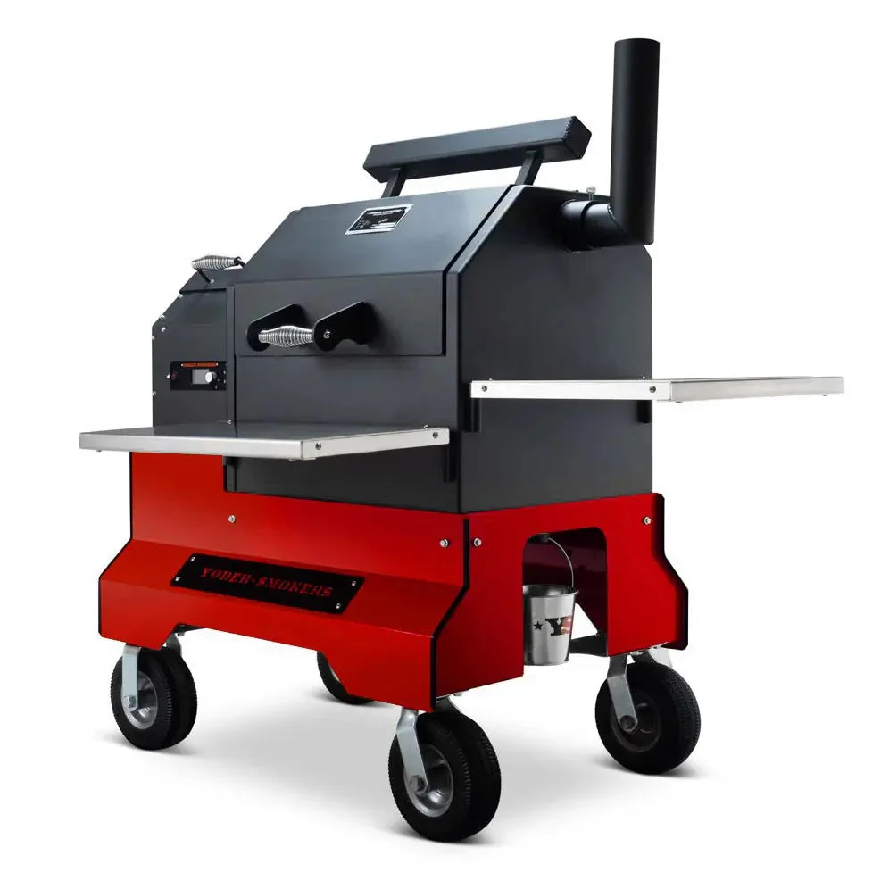 Yoder Smokers YS480s Pellet Grill on Competition Cart - Image 36