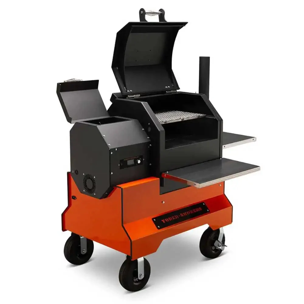 Yoder Smokers YS480s Pellet Grill on Competition Cart - Image 5
