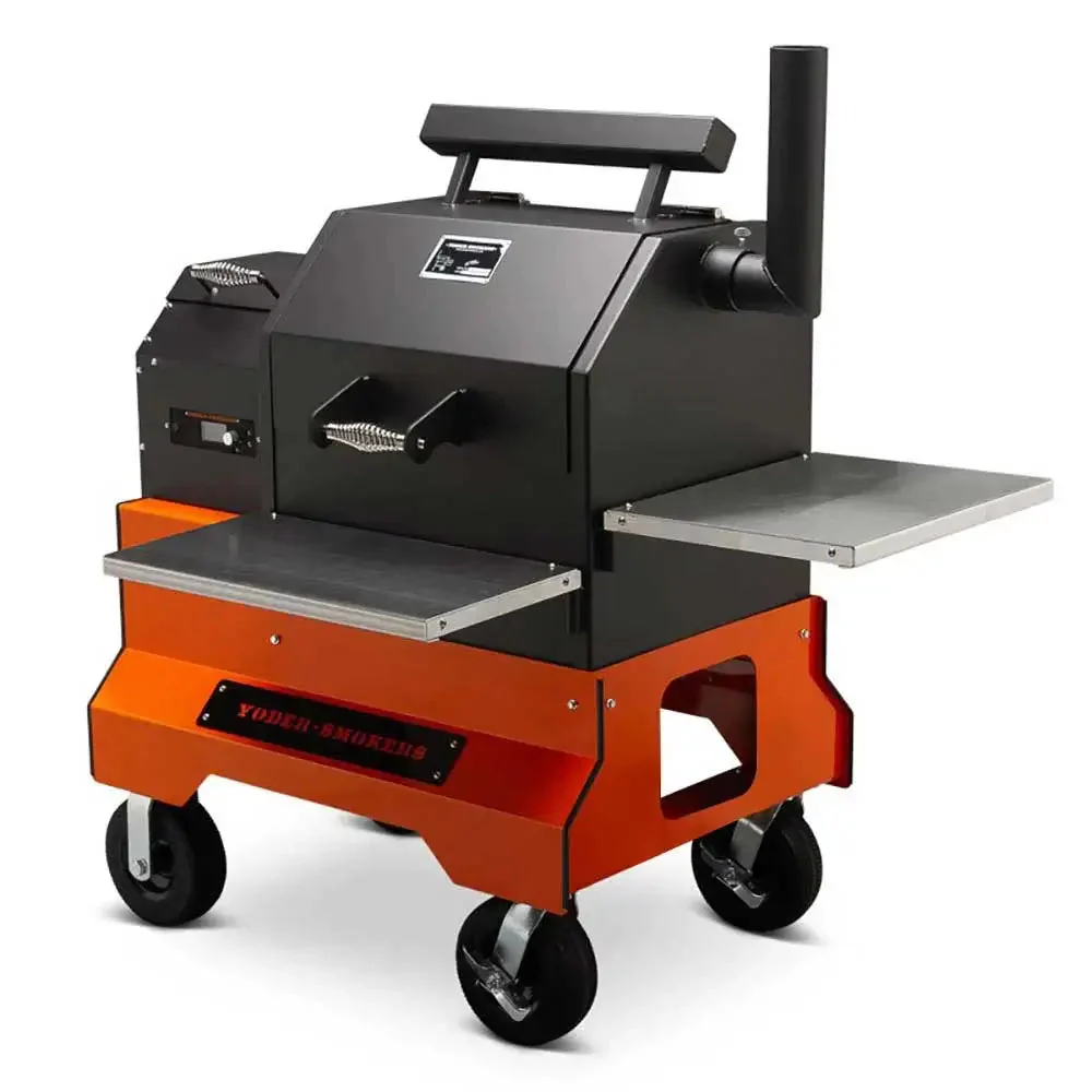 Yoder Smokers YS480s Pellet Grill on Competition Cart - Image 6