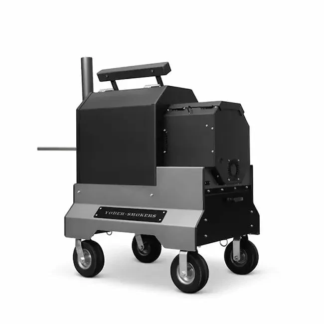 Yoder Smokers YS480s Pellet Grill on Competition Cart with Storage Drawer - Image 11