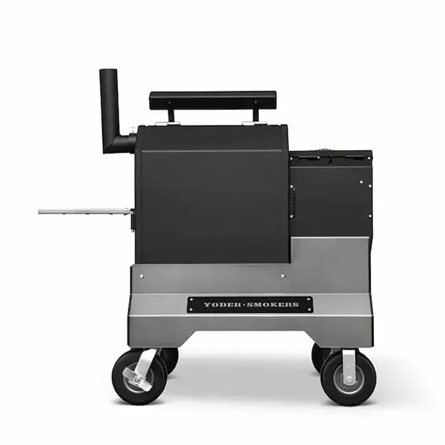 Yoder Smokers YS480s Pellet Grill on Competition Cart with Storage Drawer - Image 12