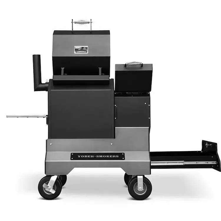 Yoder Smokers YS480s Pellet Grill on Competition Cart with Storage Drawer - Image 13