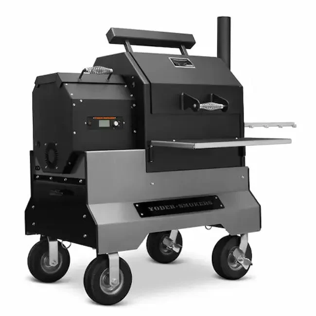 Yoder Smokers YS480s Pellet Grill on Competition Cart with Storage Drawer - Image 18