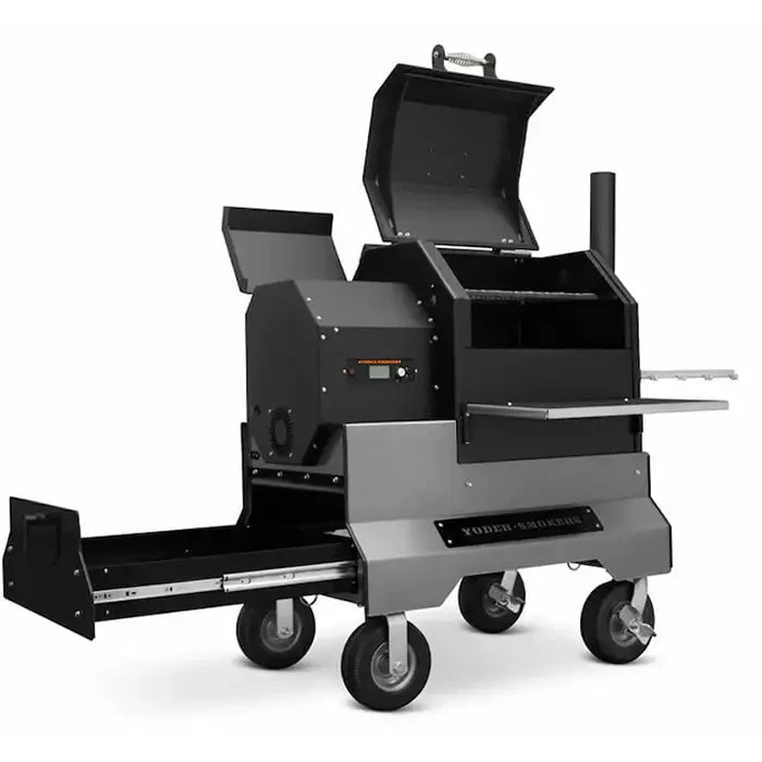 Yoder Smokers YS480s Pellet Grill on Competition Cart with Storage Drawer - Image 20