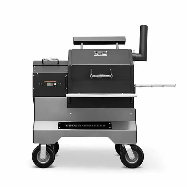 Yoder Smokers YS480s Pellet Grill on Competition Cart with Storage Drawer - Image 5