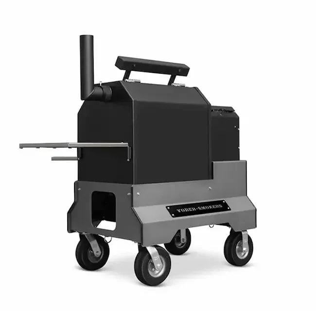 Yoder Smokers YS480s Pellet Grill on Competition Cart with Storage Drawer - Image 9