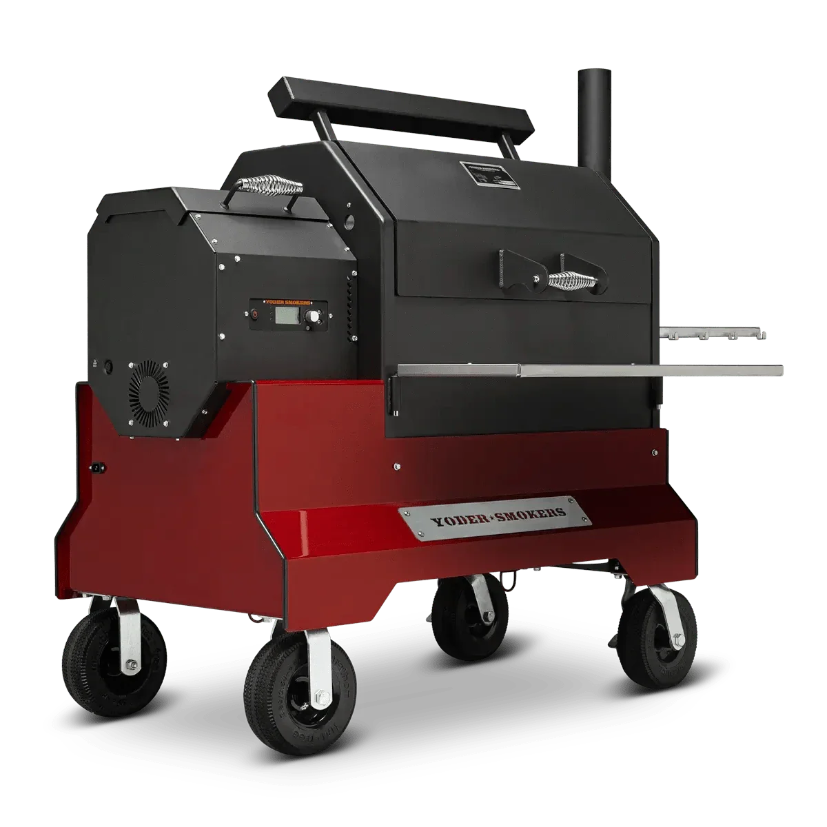 Yoder Smokers YS640s Pellet Grill on Competition Cart Limited Edition Colors - Image 3
