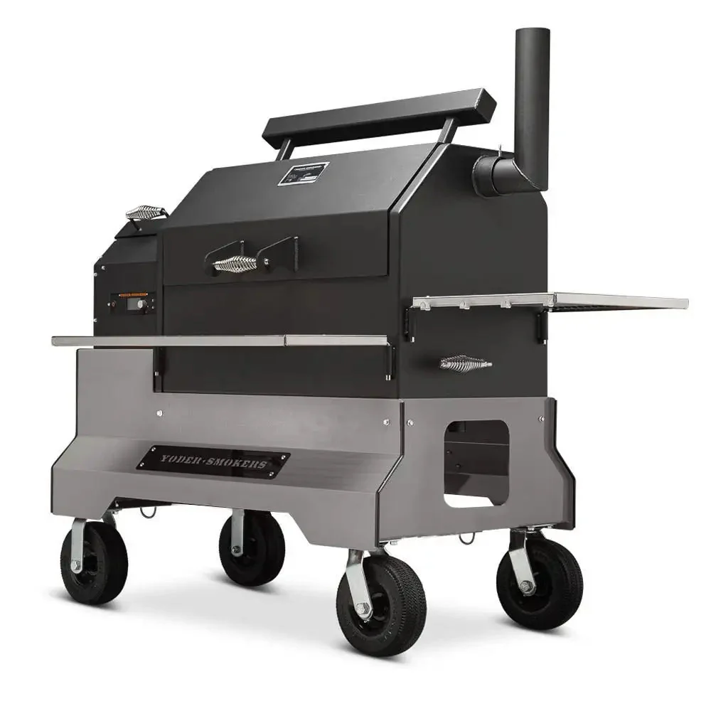 Yoder Smokers YS640s Pellet Grill on Competition Cart - Image 20
