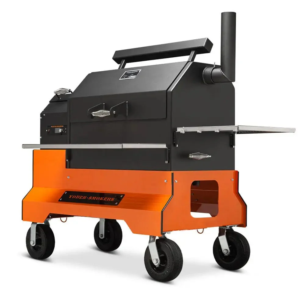 Yoder Smokers YS640s Pellet Grill on Competition Cart - Image 3