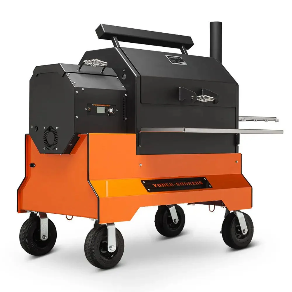 Yoder Smokers YS640s Pellet Grill on Competition Cart - Image 5