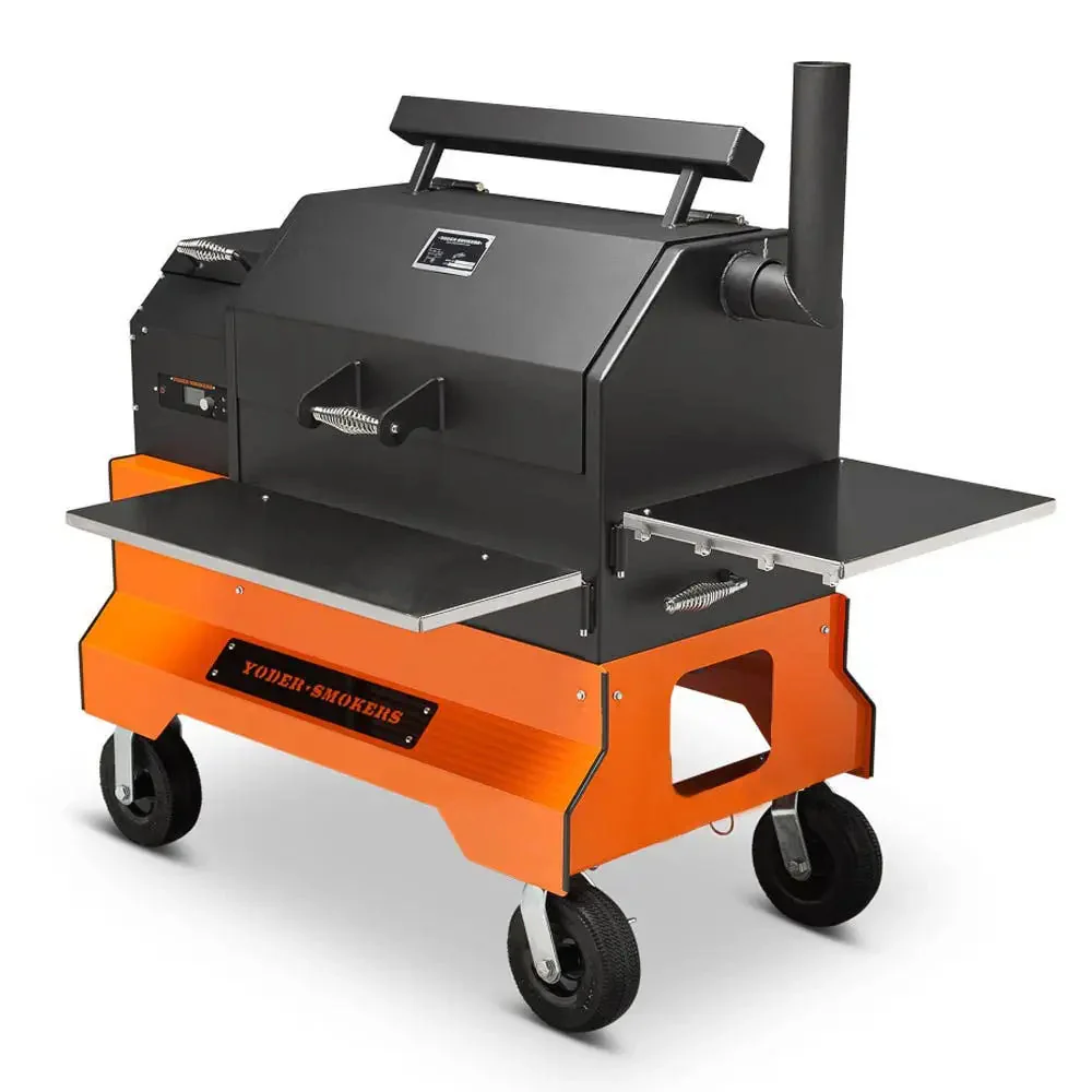 Yoder Smokers YS640s Pellet Grill on Competition Cart - Image 8
