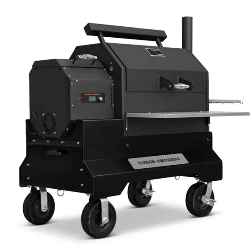 Yoder Smokers YS640s Pellet Grill on Competition Cart with Storage Drawer - Image 10