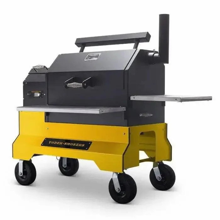 Yoder Smokers YS640s Pellet Grill on Competition Cart with Storage Drawer - Image 11