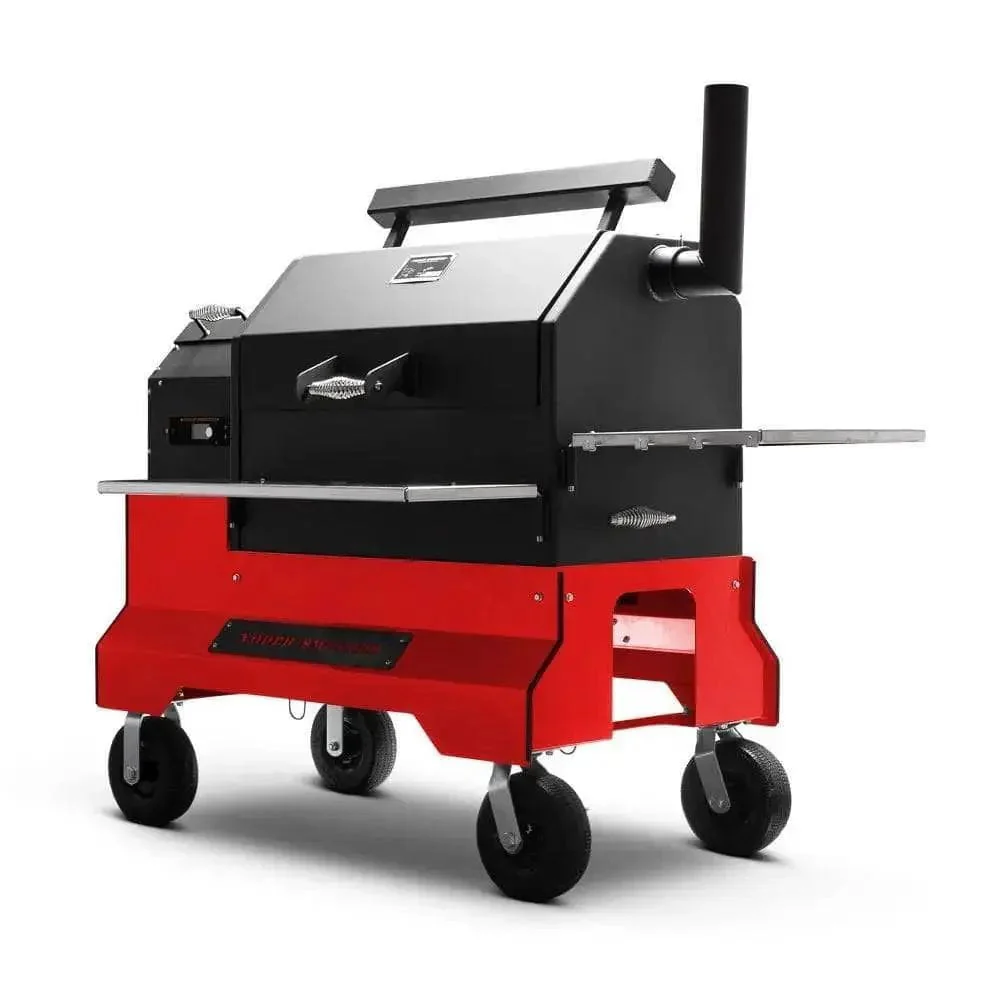 Yoder Smokers YS640s Pellet Grill on Competition Cart with Storage Drawer - Image 13