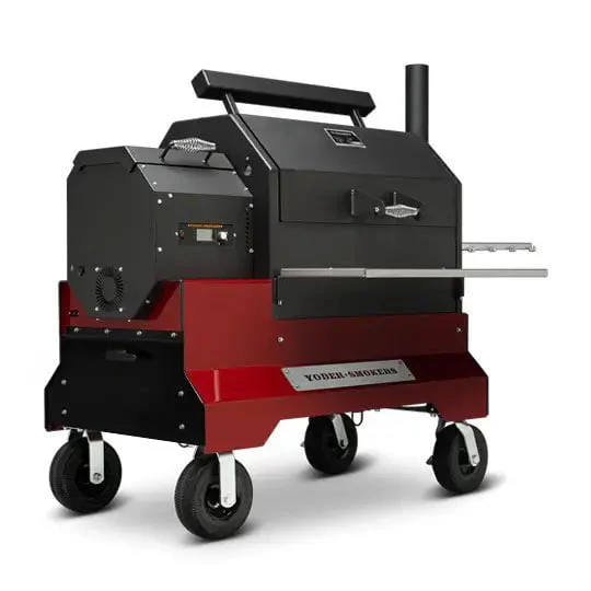 Yoder Smokers YS640s Pellet Grill on Competition Cart with Storage Drawer - Image 16