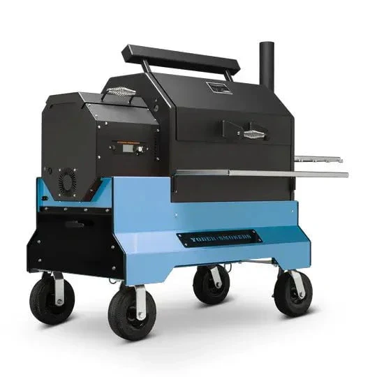 Yoder Smokers YS640s Pellet Grill on Competition Cart with Storage Drawer - Image 17