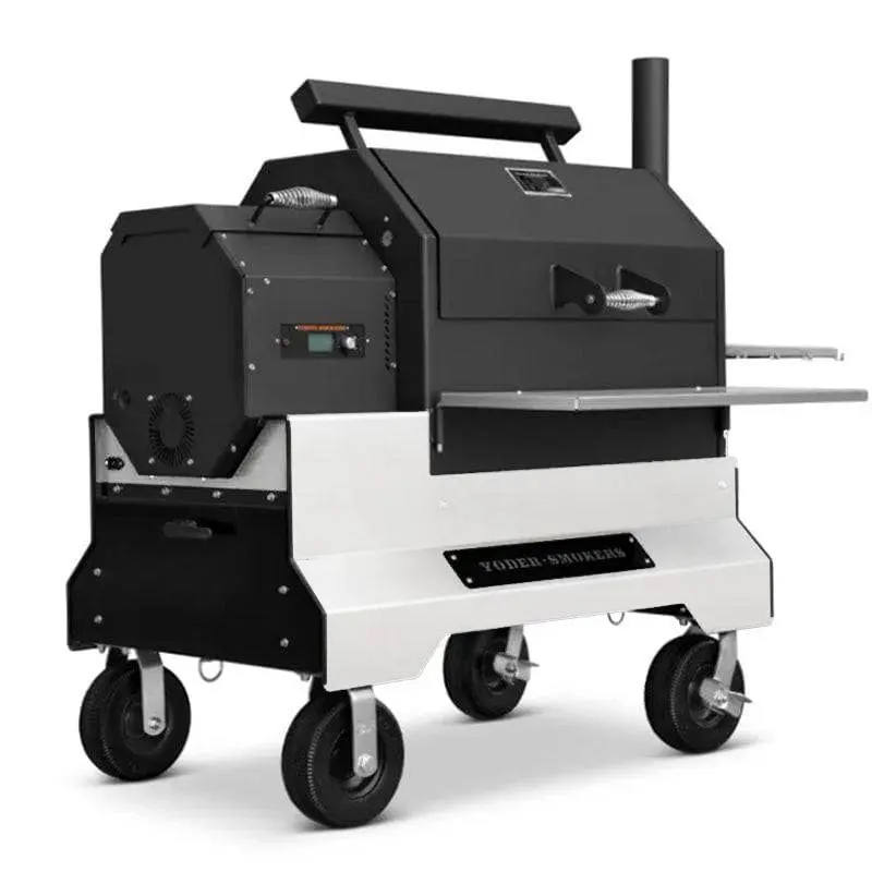 Yoder Smokers YS640s Pellet Grill on Competition Cart with Storage Drawer - Image 18