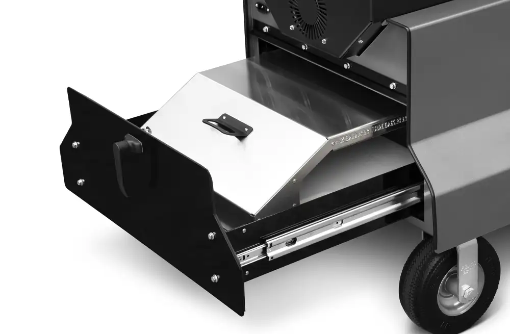Yoder Smokers YS640s Pellet Grill on Competition Cart with Storage Drawer - Image 4