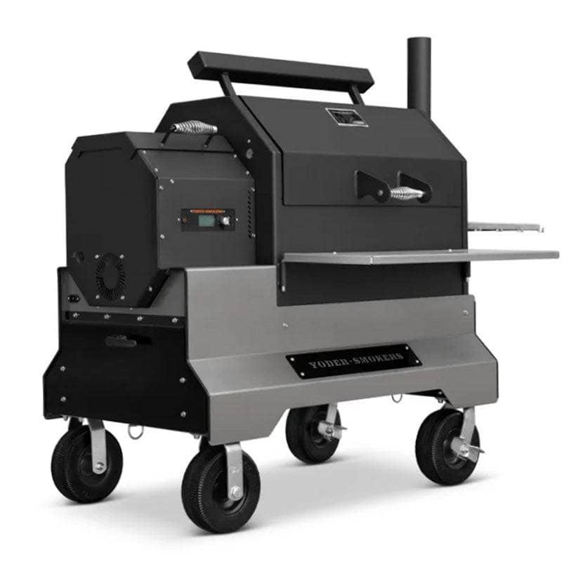 Yoder Smokers YS640s Pellet Grill on Competition Cart with Storage Drawer - Image 9